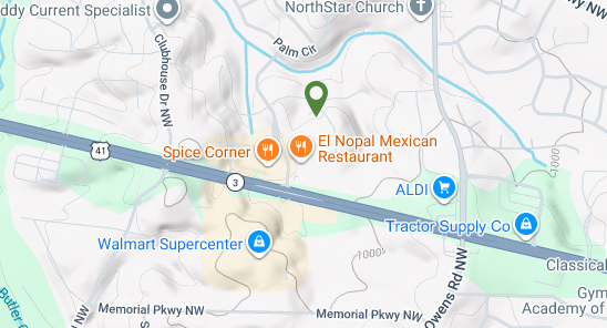 acworth kennesaw location on google maps