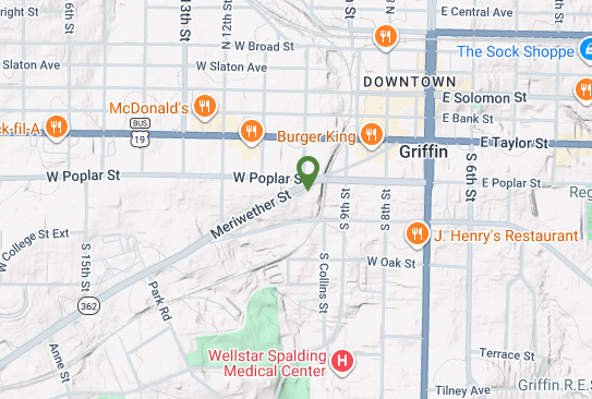 griffin location on google maps